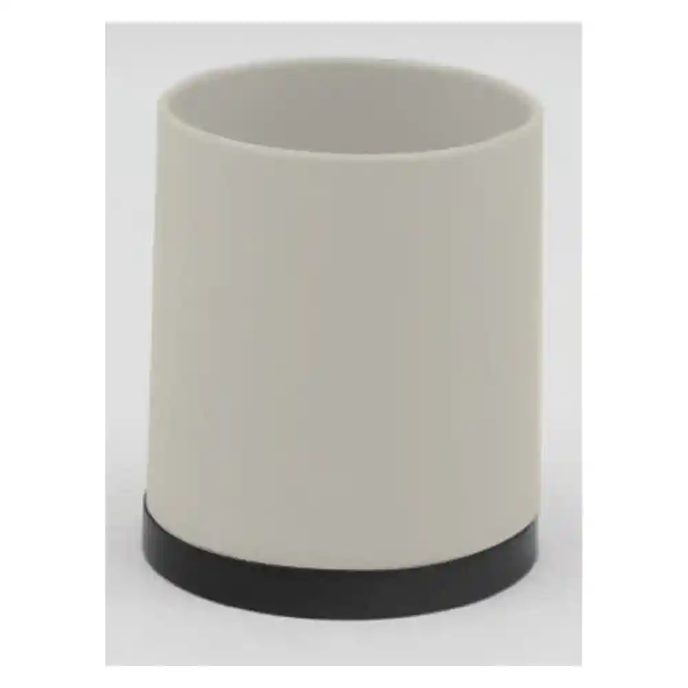 Portacepillos Plástico Bicolor Ecru