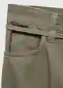 Jean Julia Khaki Talla 40 Mujer Mango