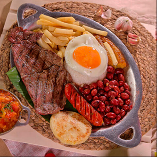 Combinado antioqueño + coca cola 400 ml