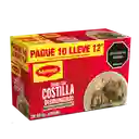 Caldo con Costilla MAGGI Desmenuzado paga 10 lleva 12 sobres x 108g