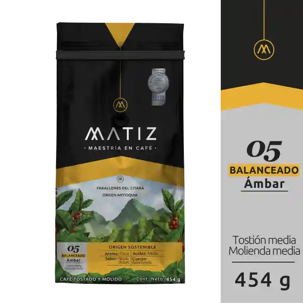 Matiz Café Ambar 454 g