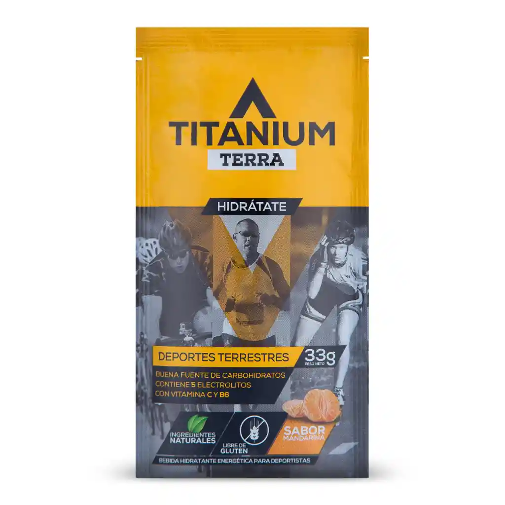 Bebida Hidratante de Con Sabor a Mandarina Titanium