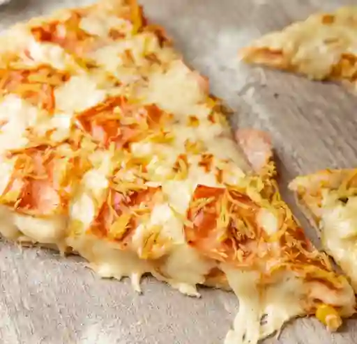 Pizzeta para Dos Pollo Jamón