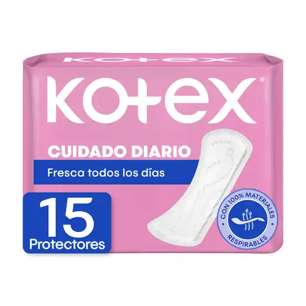 Protector Diarios Kotex Normal 15 Und