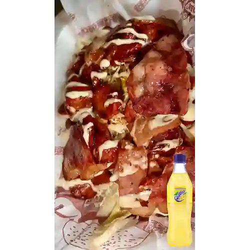 Combo Salchipapa Especial + coca cola 250ML