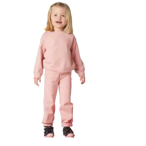 Sudadera Para Niños Y Bebés De 5-6 Años Rosado Clarito