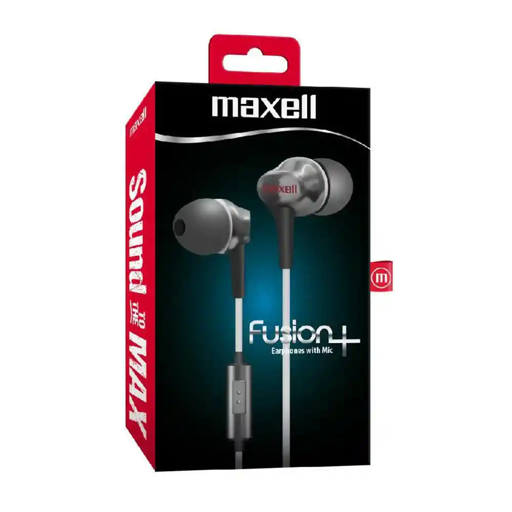 Maxell Audífonos Fusion+  Plata 