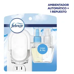 Febreze Ambientador Lino y Cielo + Aparato