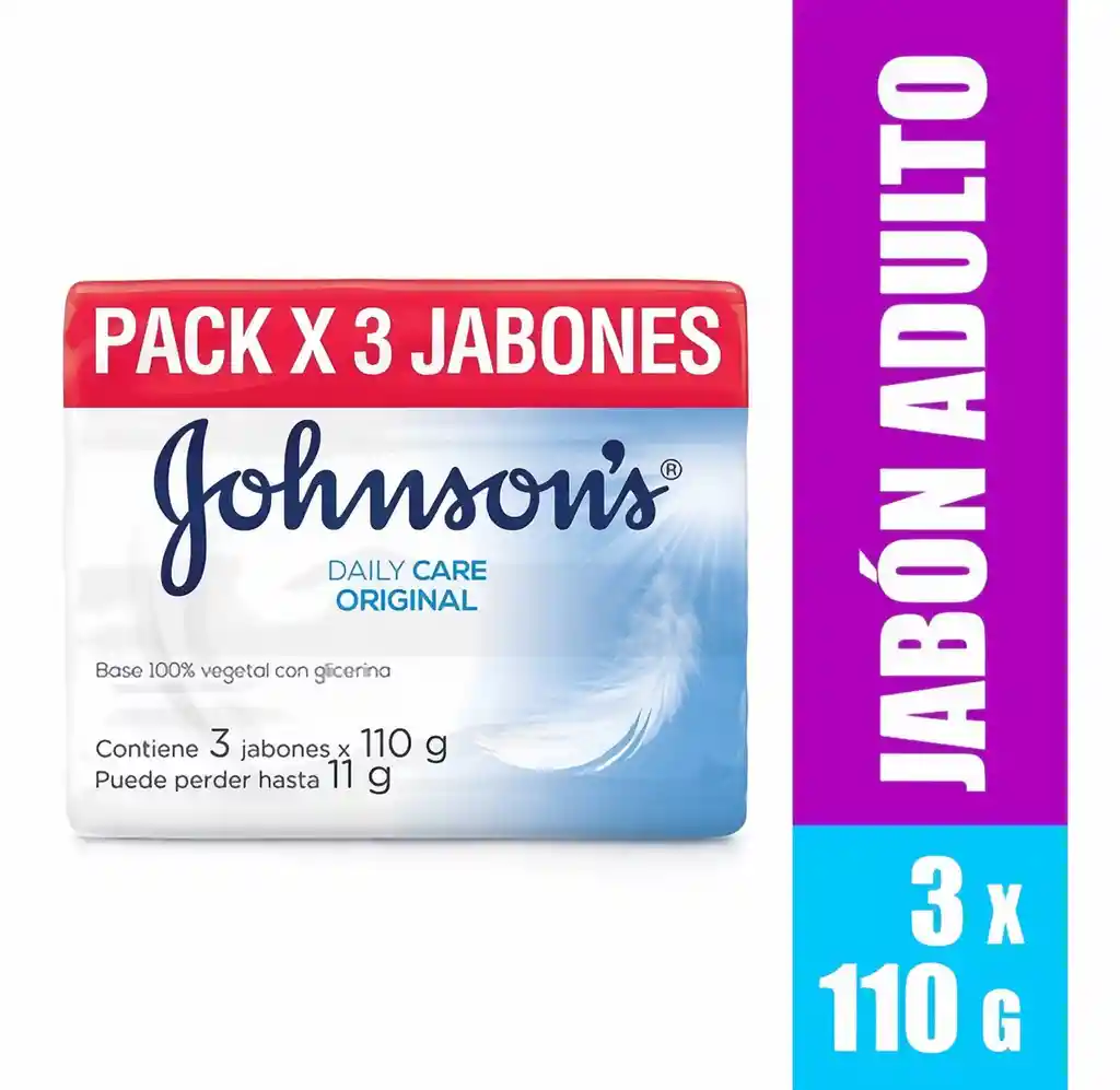 Johnsons Jabón Fórmula Original en Barra