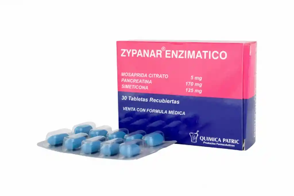 Zypanar Enzimatico Tabletas Recubiertas