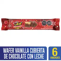 Wafer Golosina Jet Cuadritos Vainilla