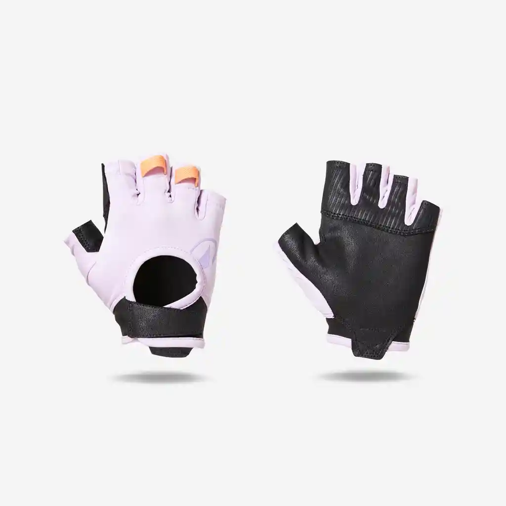 Guantes de Fitness Transpirables Resistentes Morado/negro