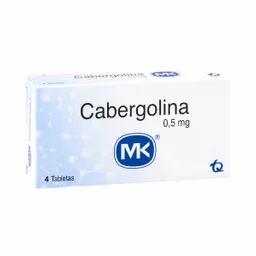 Mk Cabergolina (0.5 mg) 4 Tabletas