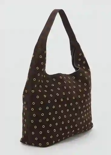 Bolso G Belinda Chocolate Talla 99 Mujer Mango