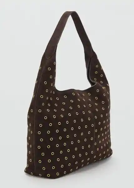 Bolso G Belinda Chocolate Talla 99 Mujer Mango