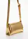 Bolso P Lucer Oro Talla 99 Mujer Mango