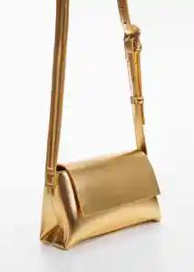 Bolso P Lucer Oro Talla 99 Mujer Mango