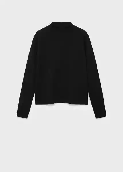 Jersey Chimney Negro Talla L Mujer Mango