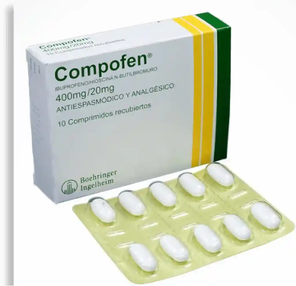 Compofen Antiespasmódico Comprimidos Recubiertos