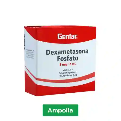 Genfar Dexametasona Ampolla de Solución Inyectable (2 ml)