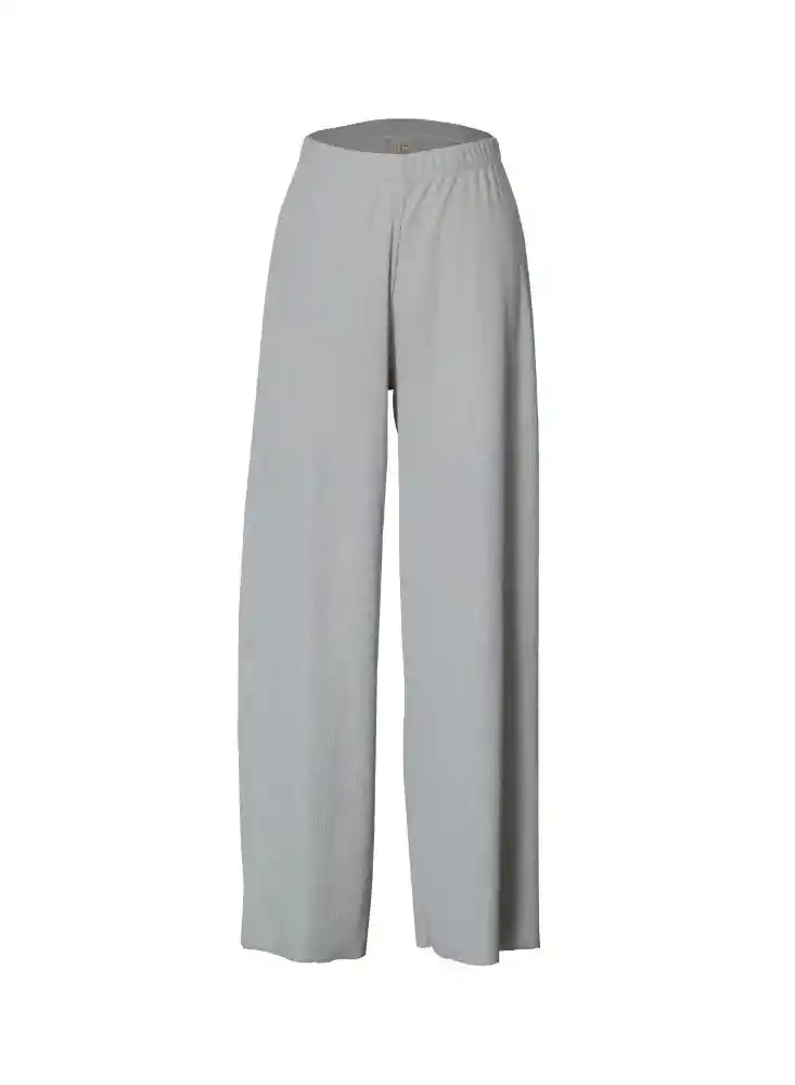 Pantalon Estampado M-plata