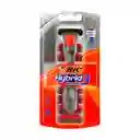 Bic Kit Máquina de Afeitar Hybrid Advance + Repuestos