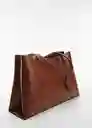 Bolso G Bello Cuero Talla 99 Mujer Mango