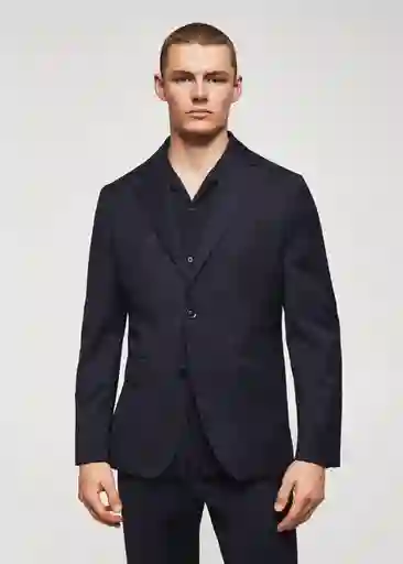Blazer Americana Venice Navy Talla 52 Hombre Mango