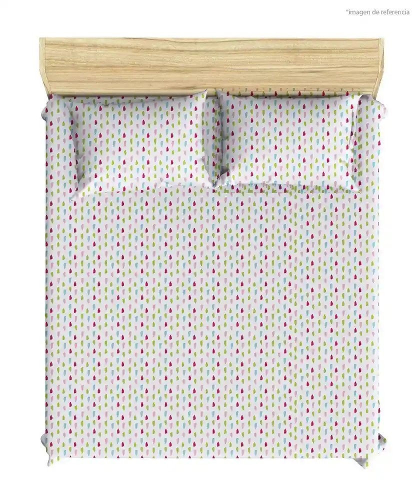 Éxito-semij/cama 100% Pol Est Anahi 3-d Estampado