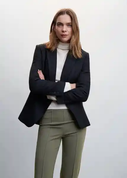 Pantalón Avaya Khaki Talla XS Mujer Mango