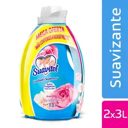 Suavitel Suavizante Cuidado Superior Fresca 3 L x 2 Und