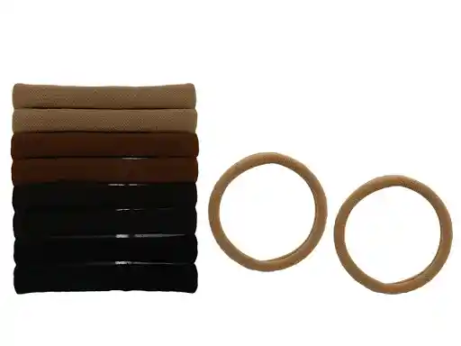 Salon Expert Elásticos Nude para el Cabello