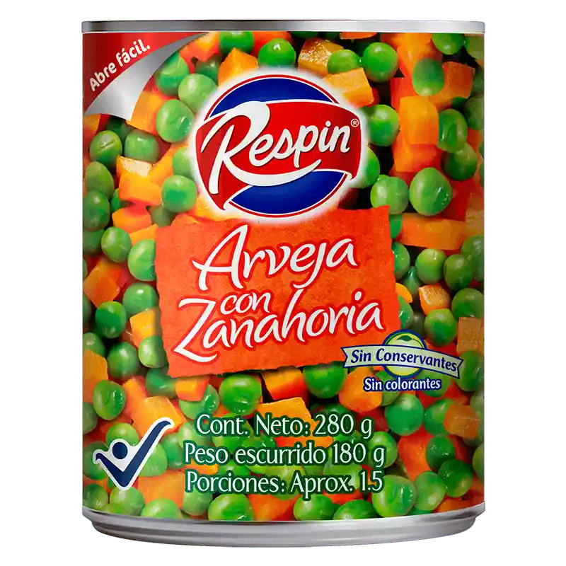 Arveja Con Zanahoria Respin *280gr