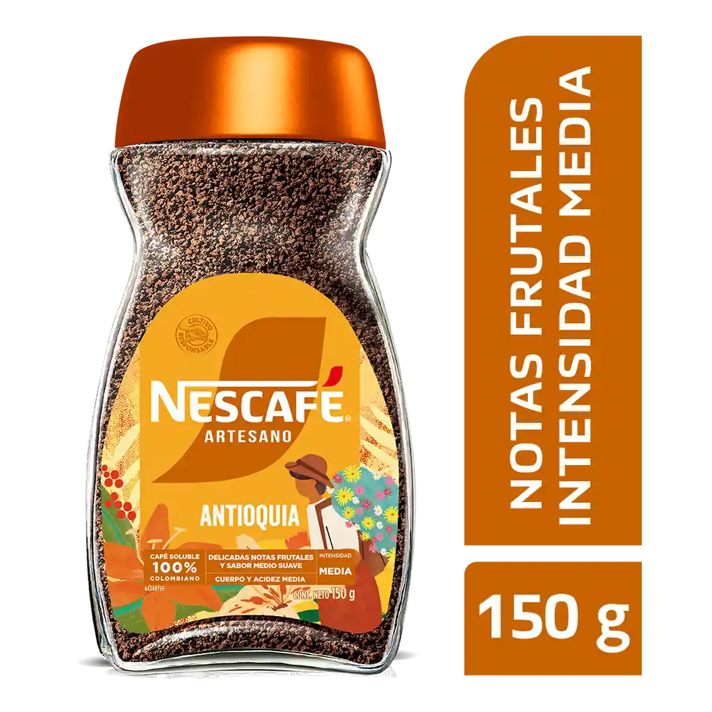 Café instantáneo NESCAFÉ Artesano Antioquia x 150g