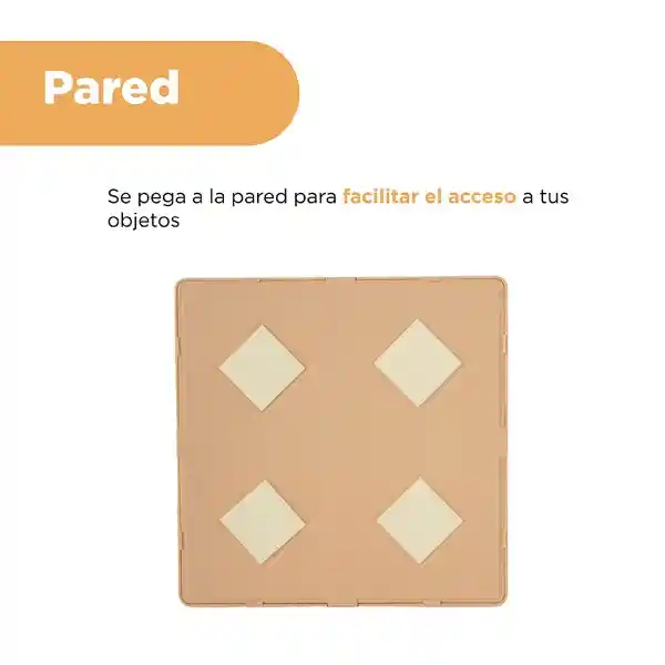 Organizador Plástico de Almacenamiento de Pared Amarillo Miniso