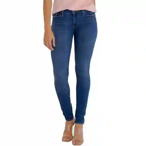 Levis Jean Azul Skinny 711 Para Mujer