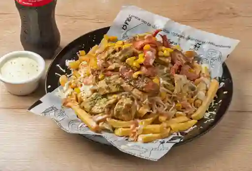 Salchipapa Pollo & Ranchera Individual