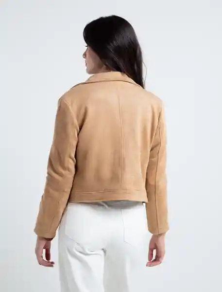  Chaqueta Rock Mujer Beige Ajonjoli Medio Talla L Naf-Naf 