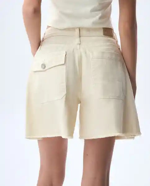 Short Mujer Crudo Talla 10 651G000_CRU110606 Americanino
