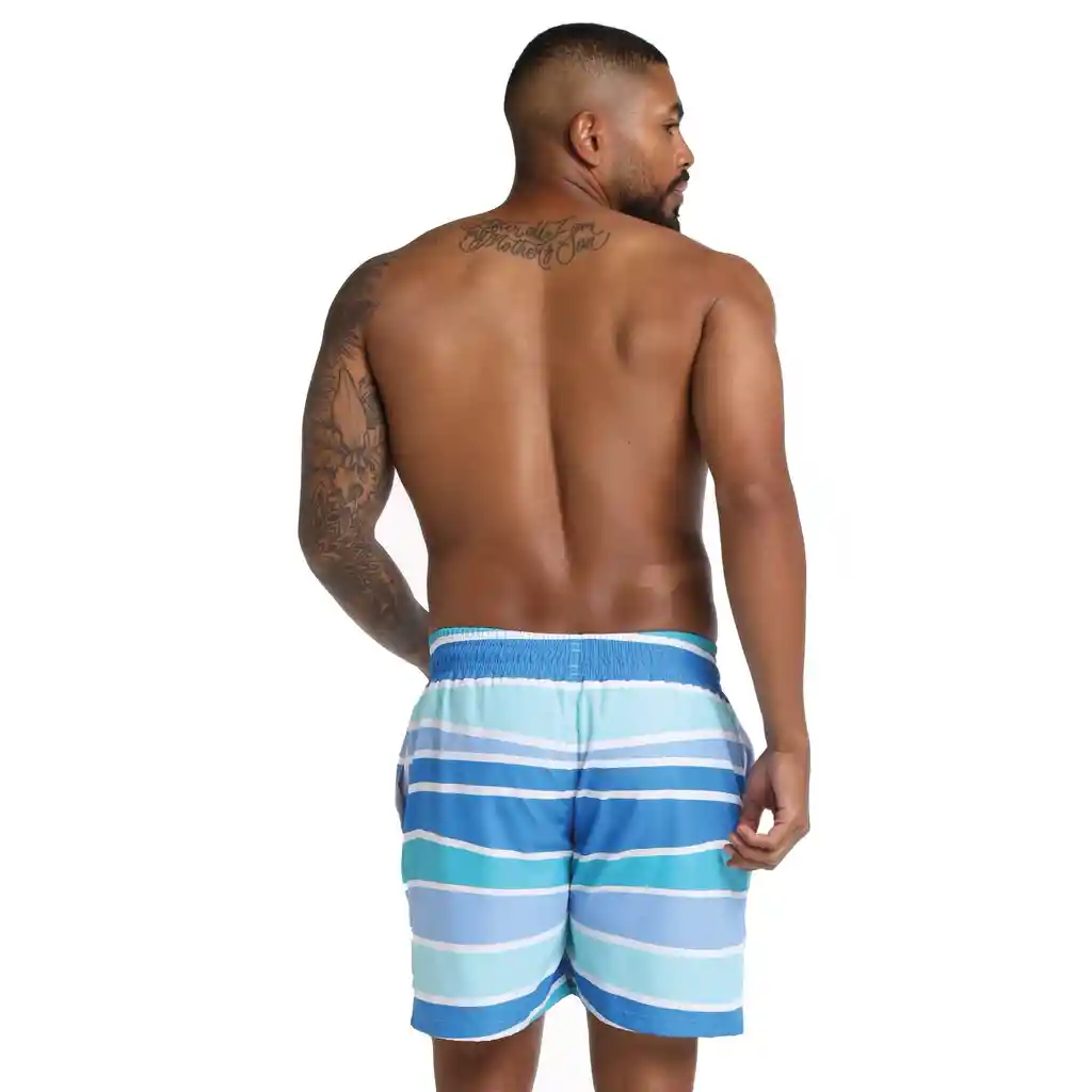 Pantaloneta Artistic Seafarer 18 Pulgadas Hombre Azul Claro-l