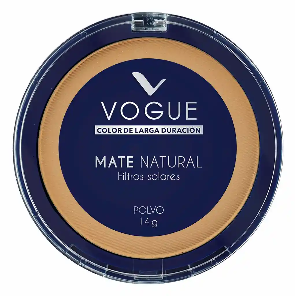 Vogue Polvo Compacto Mate Natural con Filtros Solares