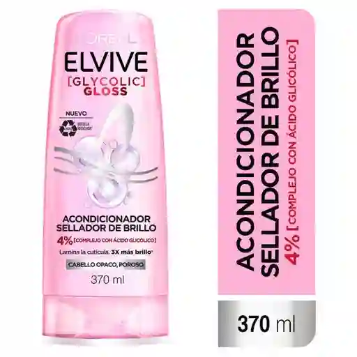 Acondicionador Elvive Glycolic Gloss 370ml