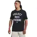 Under Armour Camiseta Pjt Rock Training Ss Hombre Negro XL