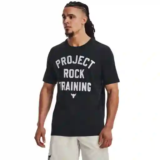 Under Armour Camiseta Pjt Rock Training Ss Hombre Negro XL