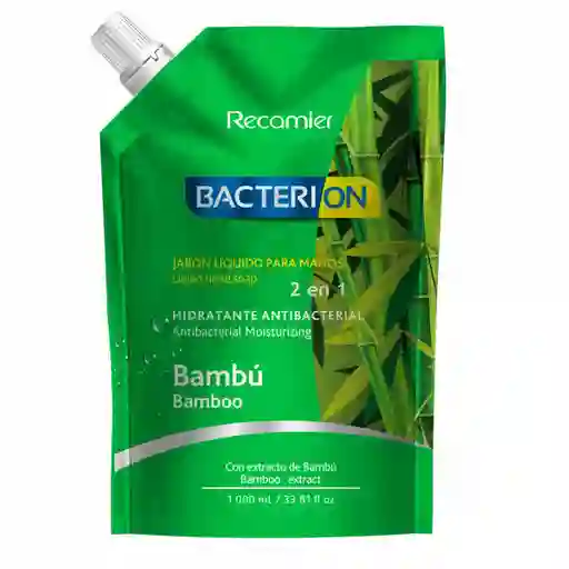 Bacterion Jabon Liquidobamboo X1000 Ml Precio Especial