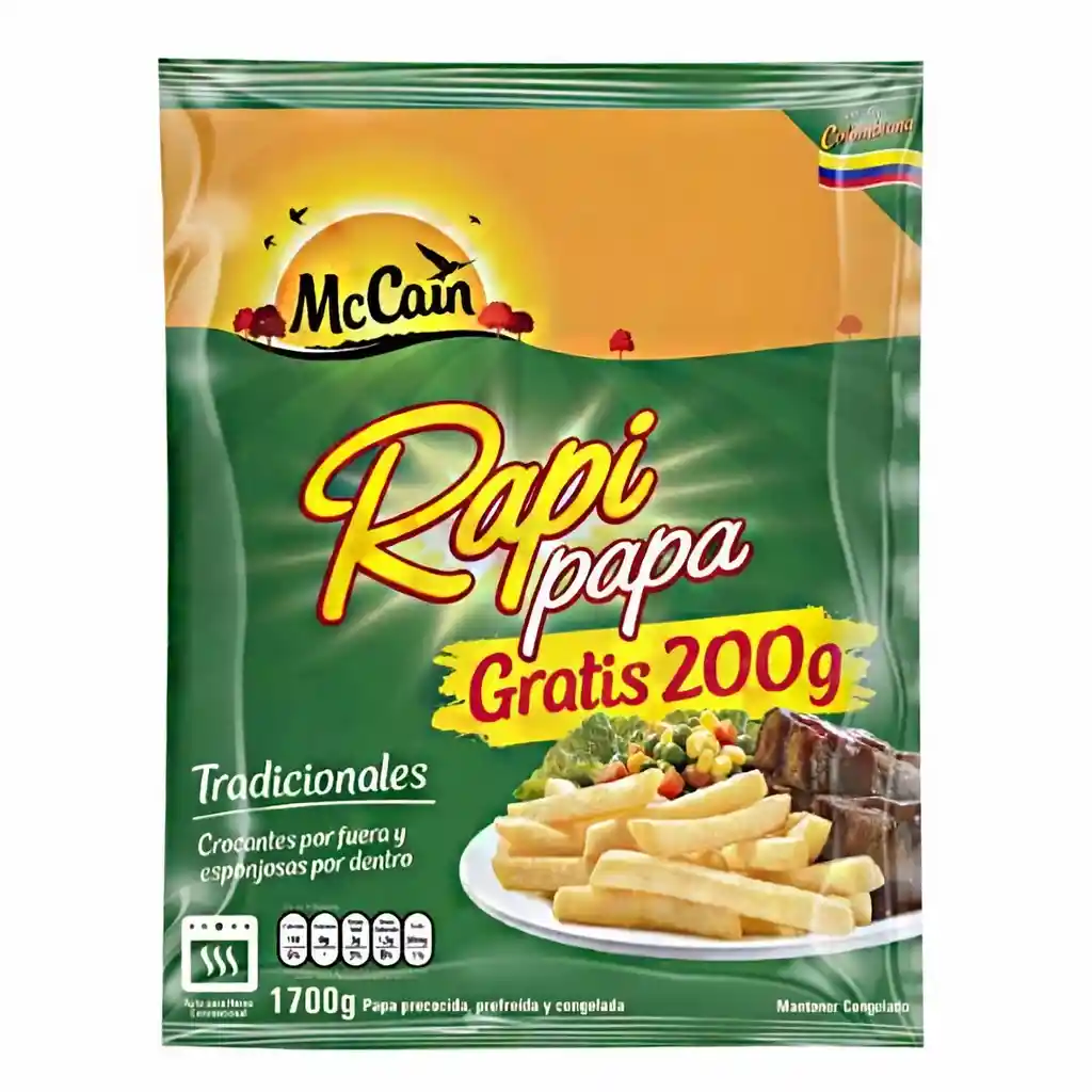 Rapipapa Papas Prefritas Tradicionales