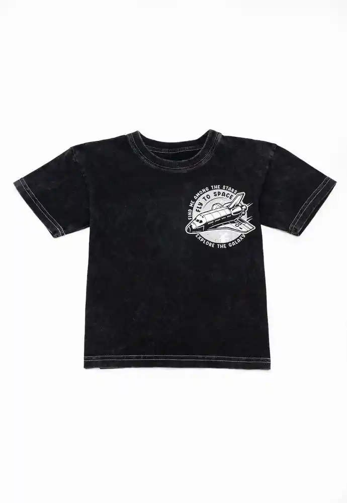 Camiseta Manga Corta 2t-gris