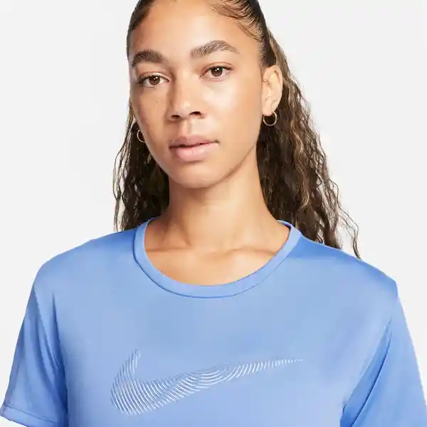 Nike Camiseta W Df Swoosh Hbr Top Azul T. S Ref: FB4696-450