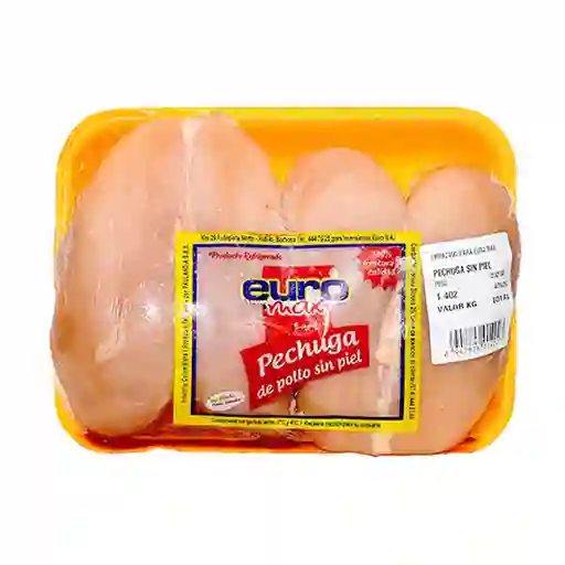 Pechuga Sin Piel Fresca Euromax *kg