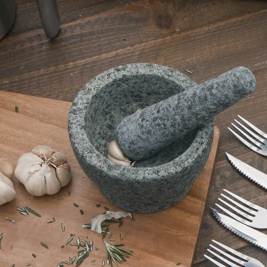 Mortero de Piedra Ambiente Gourmet